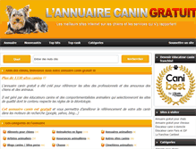 Tablet Screenshot of annuaire-canin.com